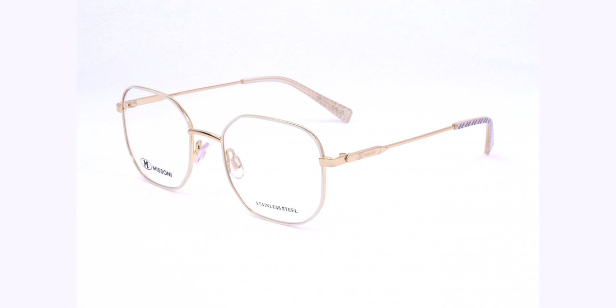 M Missoni MMI 0185 Gold ivory 51/19/145 WOMAN Brilmonturen