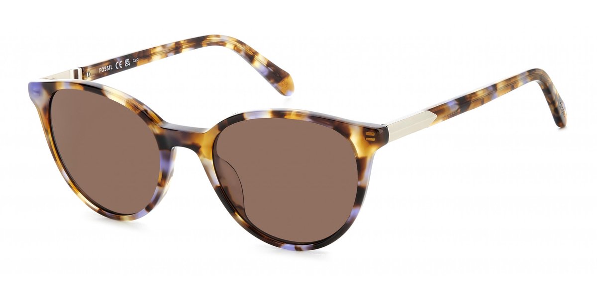 Fossil FOS 2154/S Violet blue havana 51/19/140 WOMAN Zonnebrillen