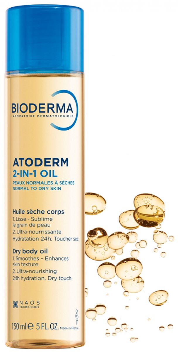 Bioderma Atoderm 2-in-1 Olie Droge Lichaamsolie 150 ml van Merkloos — afbeelding 4