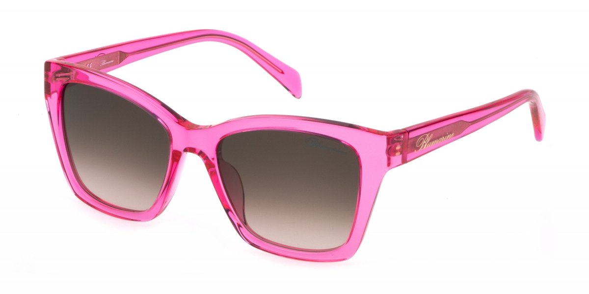 Blumarine SBM805 Fuxia trasparente lucido 53/18/135 WOMAN Zonnebrillen