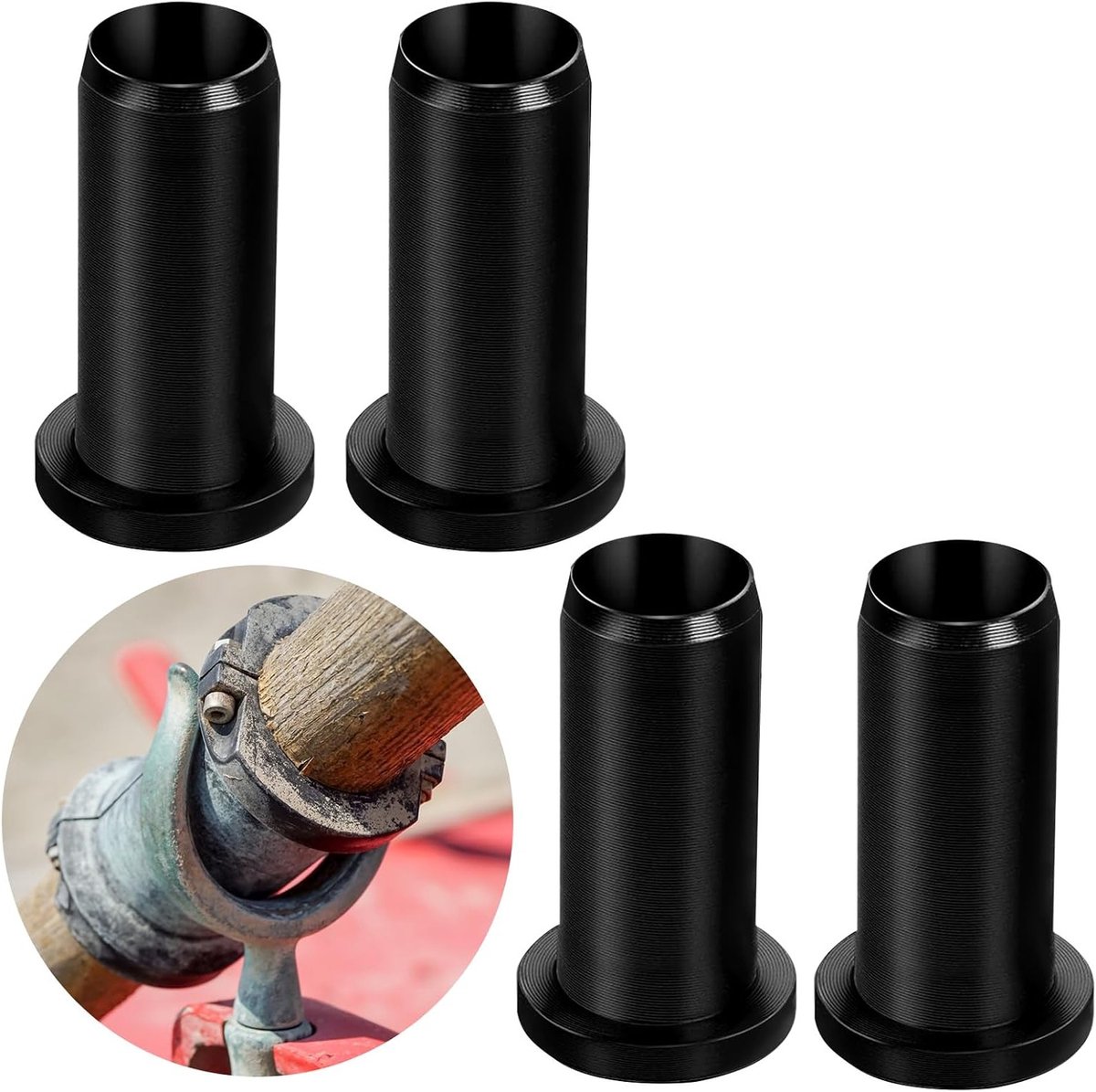 Set van 4 Oar Lock Socket Inserts - 12mm-13mm Oar Lock Socket Bussen voor Boot Hardware en Gereedschap