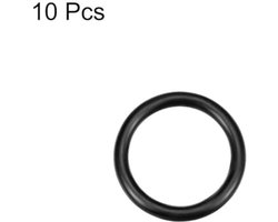 10Pc Nitril Rubber O-Ringen, 22mm Buitendiameter 17mm Binnendiameter 2.5mm Breedte Metrische Dichtingsring, Rubber Ringen O-Ringen Ruimtes voor Kraan Loodgieterswerk Auto Reparatie