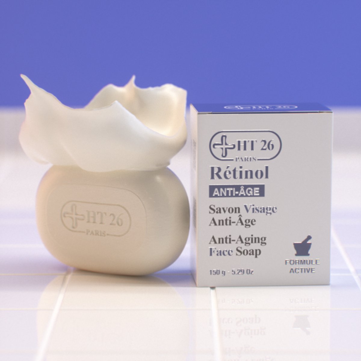 HT26 Paris Retinol Anti-Aging Face Soap - 150gr