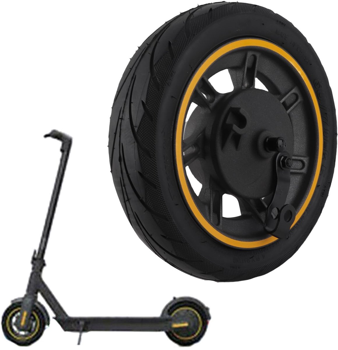 SOUQONE - 10 Inch Voorwielscooter - Vervangende Pneumatische Band - Duurzaam - Tubeless Band - Geschikt voor G30 - 60/70-6.5