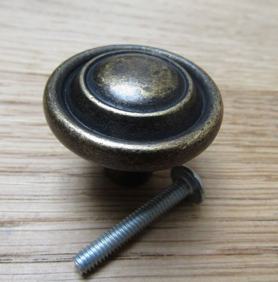 Elden Ringed Cabinet Knob - antique brass