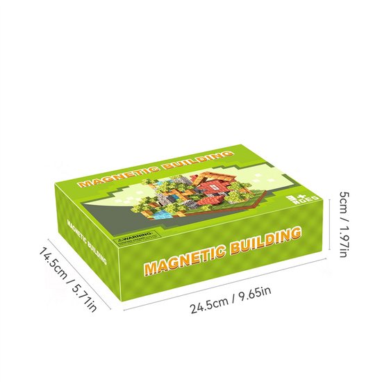 Ruijingsky magnetische bouwstenen - 100 stuks - Voor kinderen vanaf 3 jaar - Reisset voor kleuters — afbeelding 3