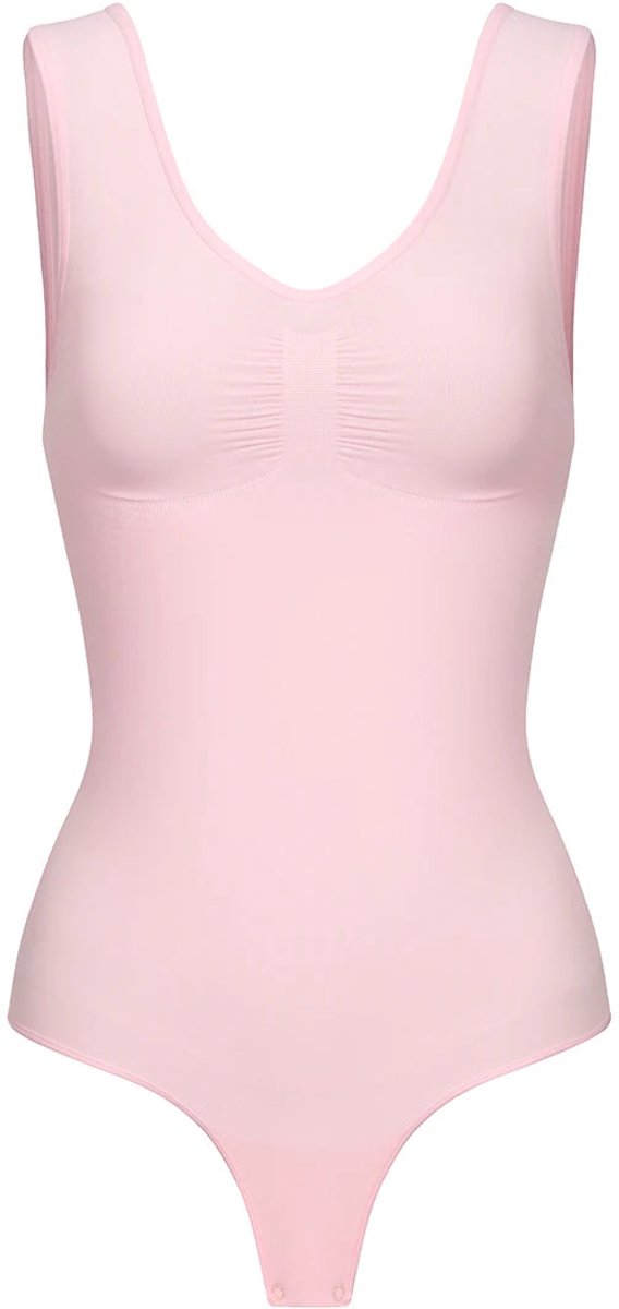 creamyfabrics Creamy Fabrics - Tank Bodysuit Sculpting Shapewear Met String - Ademend - Anti-Zweet - Ultra Zacht - Comfortabel - Sculptend - Perfecte Pasvorm - Baby