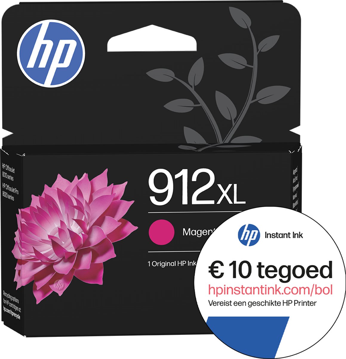 HP 912XL - Inktcartridge - Origineel - Hoge capaciteit - Magenta + Instant Ink tegoed