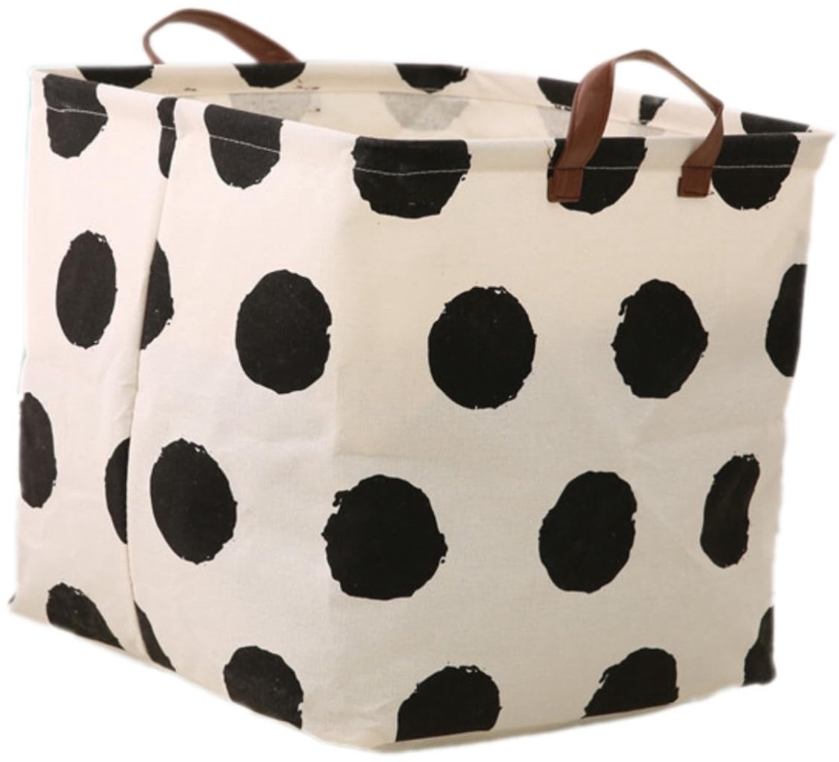 Dailygoods- Opbergmand 32x32x32 cm - Opbergmanden - Opbergdoos met deksel - Opbergmand speelgoed - Opbergmand met handvatten - Set van 4 stuks