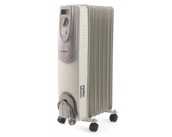 Kooper Santorini Sette olieradiator 1500W met 7 elementen, thermostaat, wit