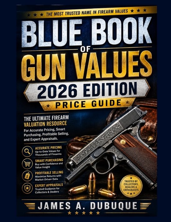 Blue Book Of Gun Values 2026 Edition Price Guide - cover