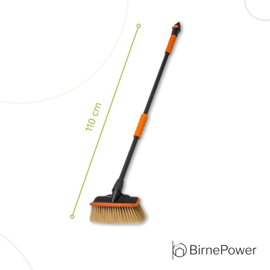 Wasborstel Auto - Telescoopborstel - Voertuigen Reinigen - Met Wateraansluiting - 110 cm - Aluminium — afbeelding 2