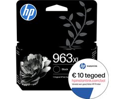 HP 963XL - Inktcartridge Zwart + Instant Ink tegoed