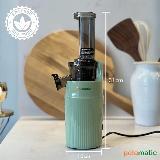 Sapcentrifuge - Slowjuicer - Gezond sap maken - Enkele vijzel - Niet gespecificeerd - Zilver — afbeelding 4