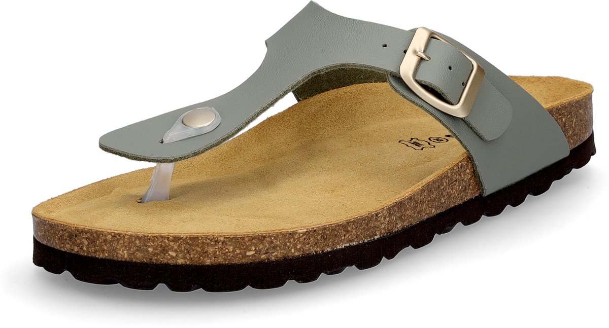 MIDS MIA dames teenslippers olivina