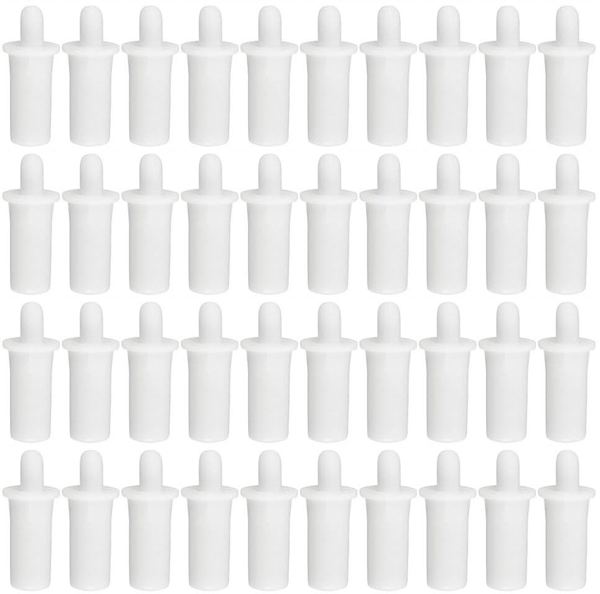 Dailygoods- Reparatiepennen 40 Stuks - Luik Reparatiepennen - Beweegbare Onderdelen - Veerbelast Ontwerp - 20mm x 7.8mm - Voor Thuis/Winkel/Kantoor - Jaloeziepennen