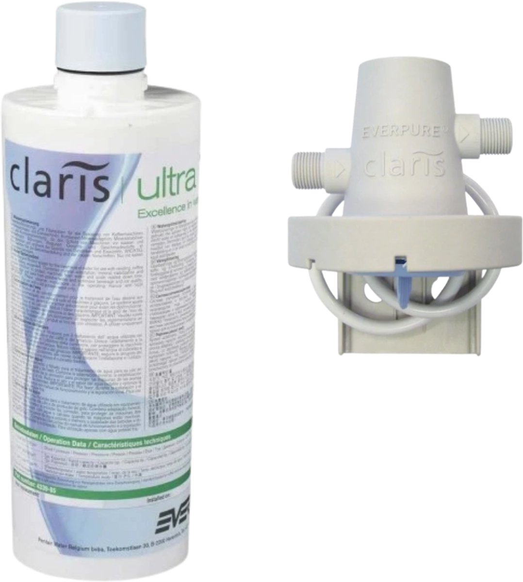 Claris Ultra Waterfilter 170 (incl. filterkop) werkend op de Pro M variant