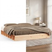 Vloerbed – Laag Bedframe – Minimalistisch Design – Stevig en Comfortabel – Geschikt voor Elke Slaapkamer - Naturel
