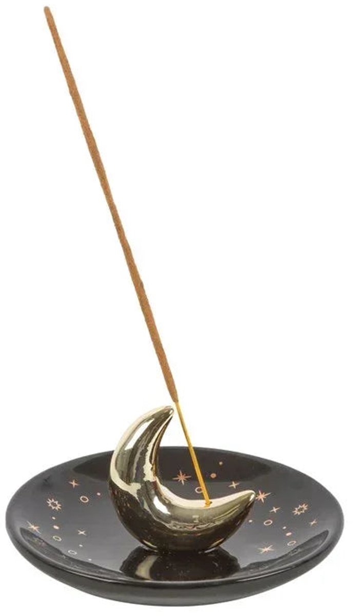 Something Different - Gold Crescent Moon Wierookhouder - Multicolours