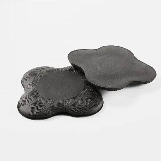 Yoga ondersteunende jelly pads - set van 2 - Myga - zwart van Myga — afbeelding 5