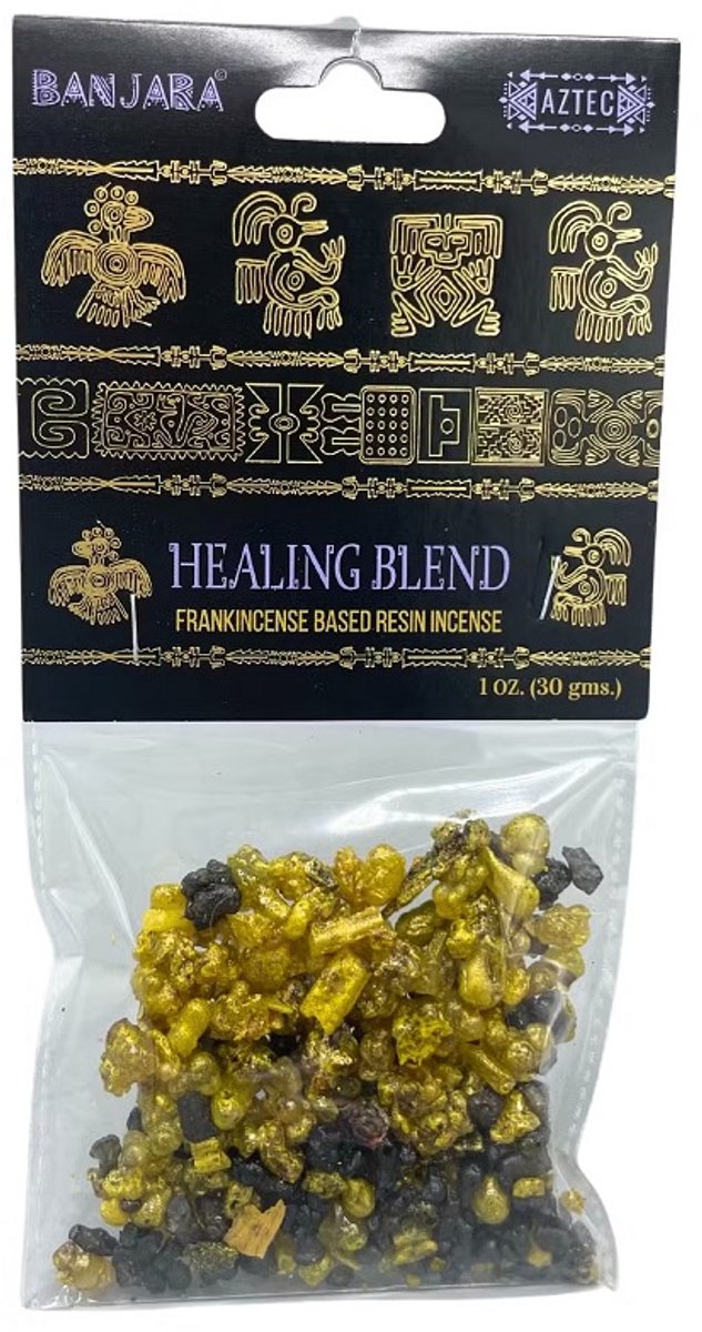 Banjara - helende mix - healing blend - wierookhars - zakje 30 gram