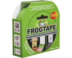 Frogtape Multi-Surface schilderstape  -  36 mm. x 41,1 meter  -  Afplaktape  -  tape