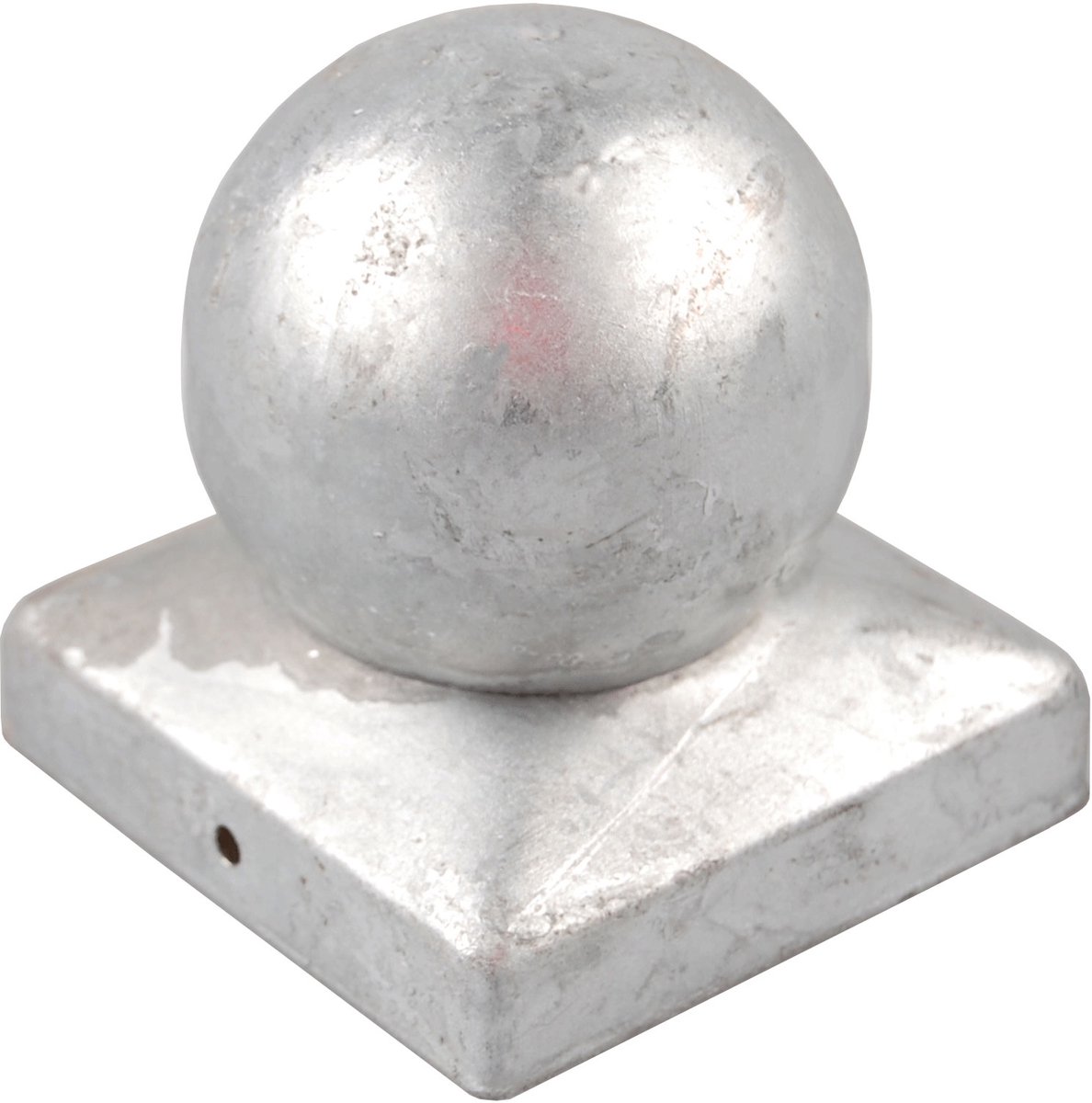 TRUTZHOLM - Paalkap Verzinkt - 101 mm - Bol - Afdekkap voor Houten Palen - 10x10 cm - Hekwerk Bescherming