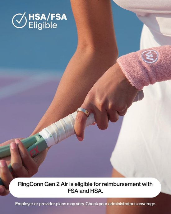 Slimme Ring - Gezichtsring Tracker - Gezondheid Monitoren - AI Gezondheidsinzichten - 2mm Profiel - Zilver — afbeelding 4