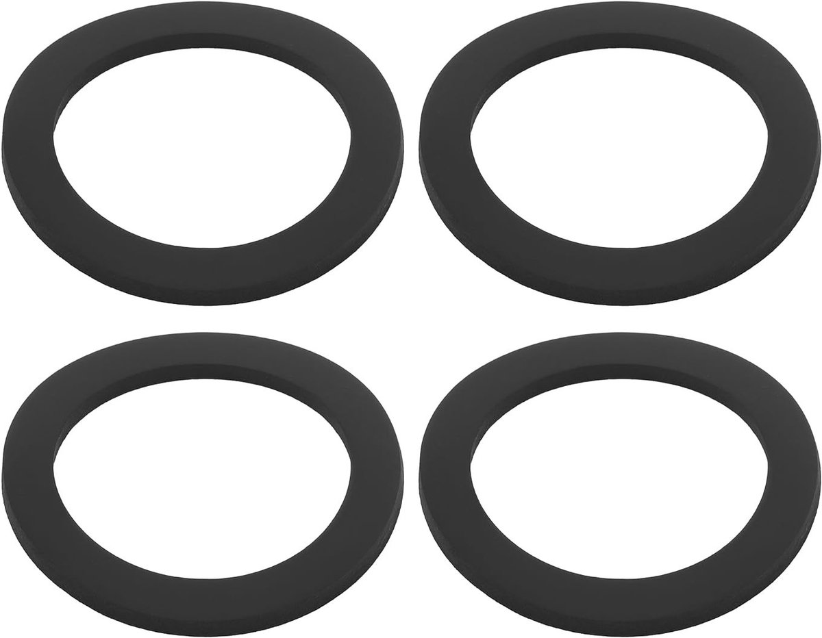 Dailygoods- Rubber Pakking 4 Stuks - Vervanging voor Marineland Magnum - Interne Canister Filters - Waterdicht - Snelle Installatie - 1 1/2" Middendiameter - Filterpakking