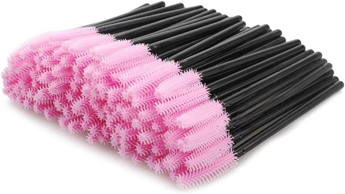 100 Stuks Wegwerp Wimpers Borstels, Ideaal voor Wimperextensions, Mascara Applicators en Schoonmaak van Wimpers