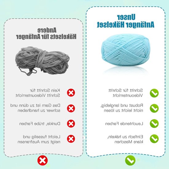 Complete Haakset voor Beginners met Video-instructies, Eenvoudige DIY Haakdieren, Perfect voor Kinderen en Ontspanning, Ideaal Cadeau voor Creatieve Hobbyisten — afbeelding 3
