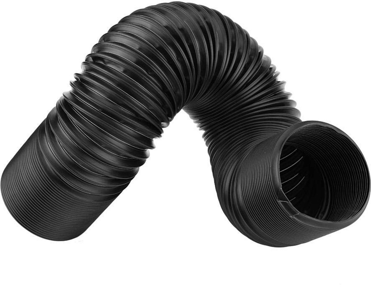 Dailygoods- Luchtinlaatpijp Universele 63mm - Flexibele Expansiepijp - Aluminium Buitenkant - Lichtgewicht - Geschikt voor Diameter Inlaatpijp - Perfecte Vervanging - Luchtfilter