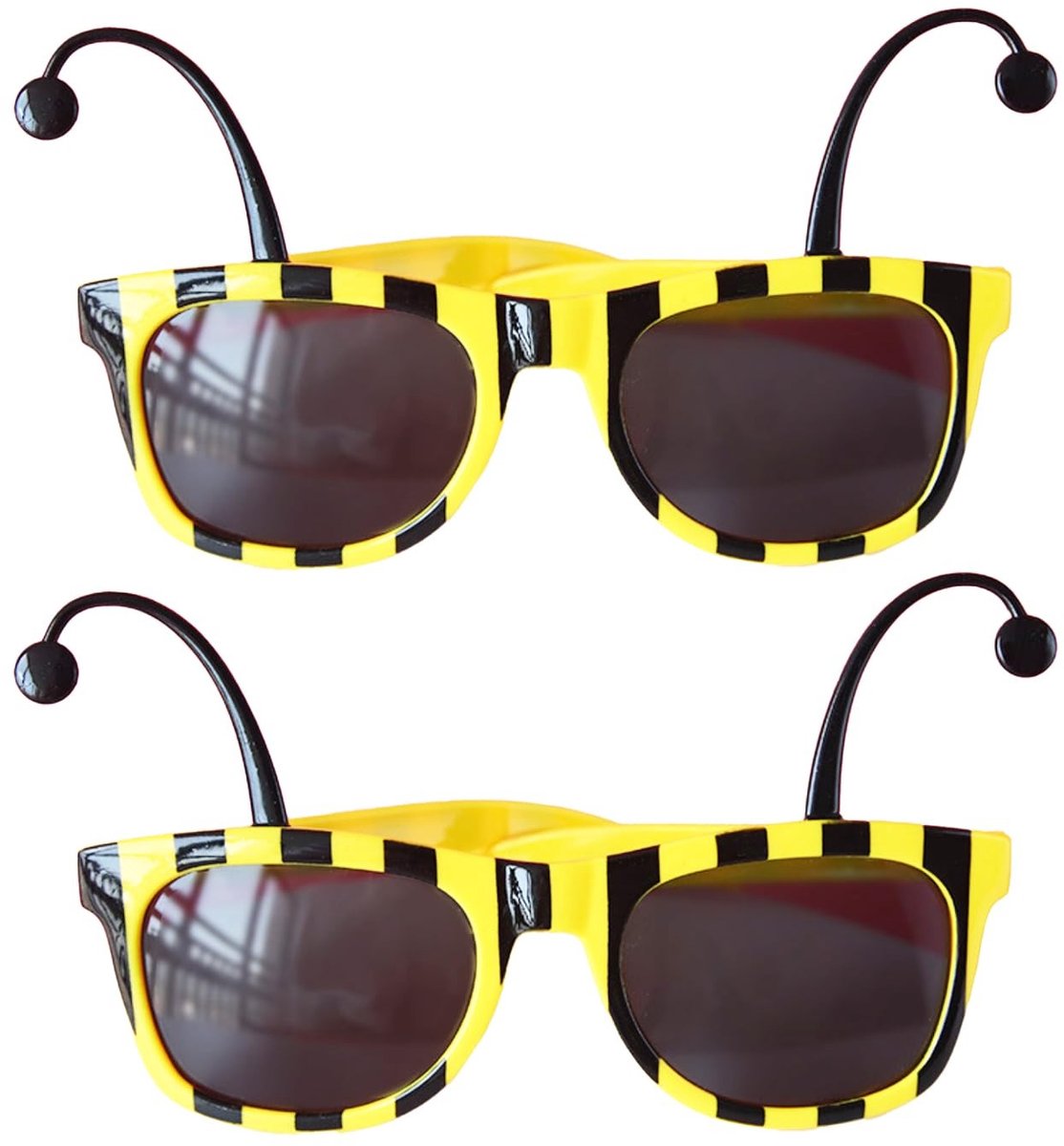 Dailygoods- Zonnebril Grappig - Zonnebril Dier - Halloween Accessoire - Kostuum Accessoire - 2 Stuks - Bijzonder Ontwerp - Feestzonnebril