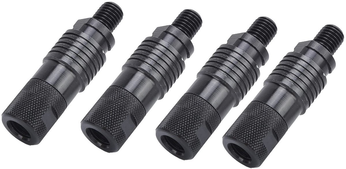 By shayne - Snelkoppeling Connectoren - 4 Stuks voor Karpervissen - Met Alarmsysteem - Stevige Staanders - Perfect voor Vissers - Ideaal voor Buitena.
