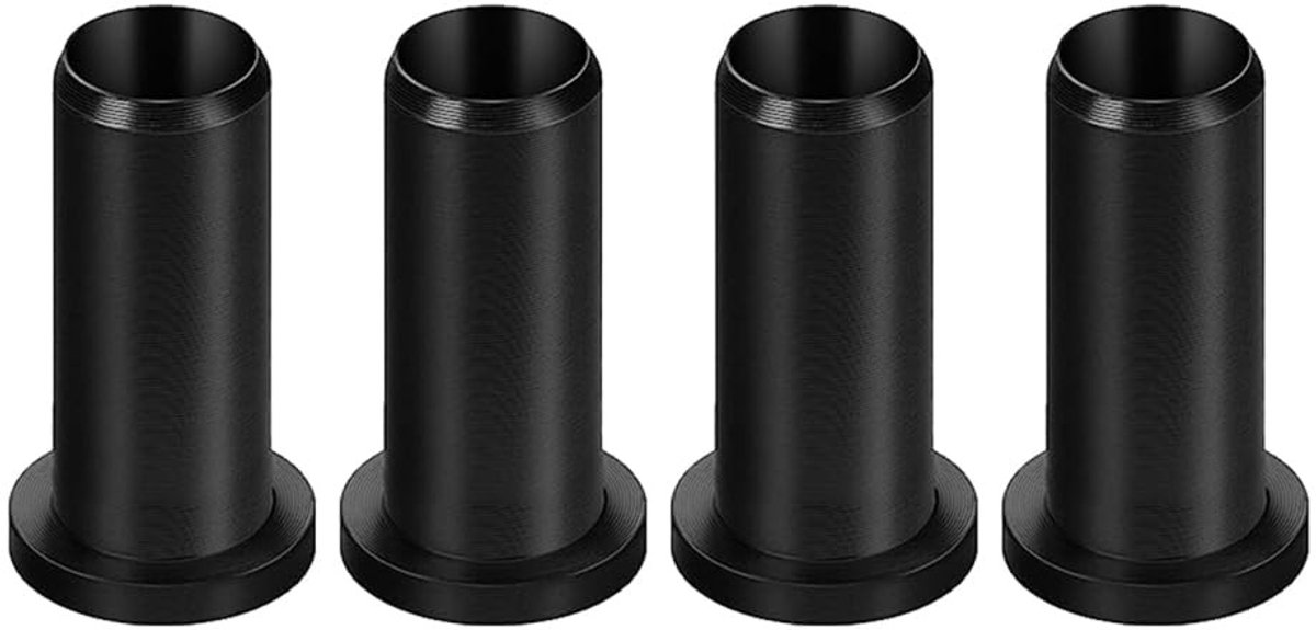 Dailygoods- Roeislot - Antislip Nylon Oar Sleeve - 4 Stuks - Duurzaam Materiaal - Buitendiameter 5/8" - Binnendiameter 1/2 - Roeisok