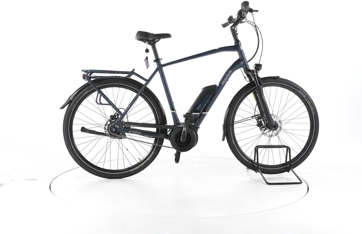Pegasus Solero E Elektrische citybike Bosch Accu 500Wh 28" blauw Pro Refurbished
