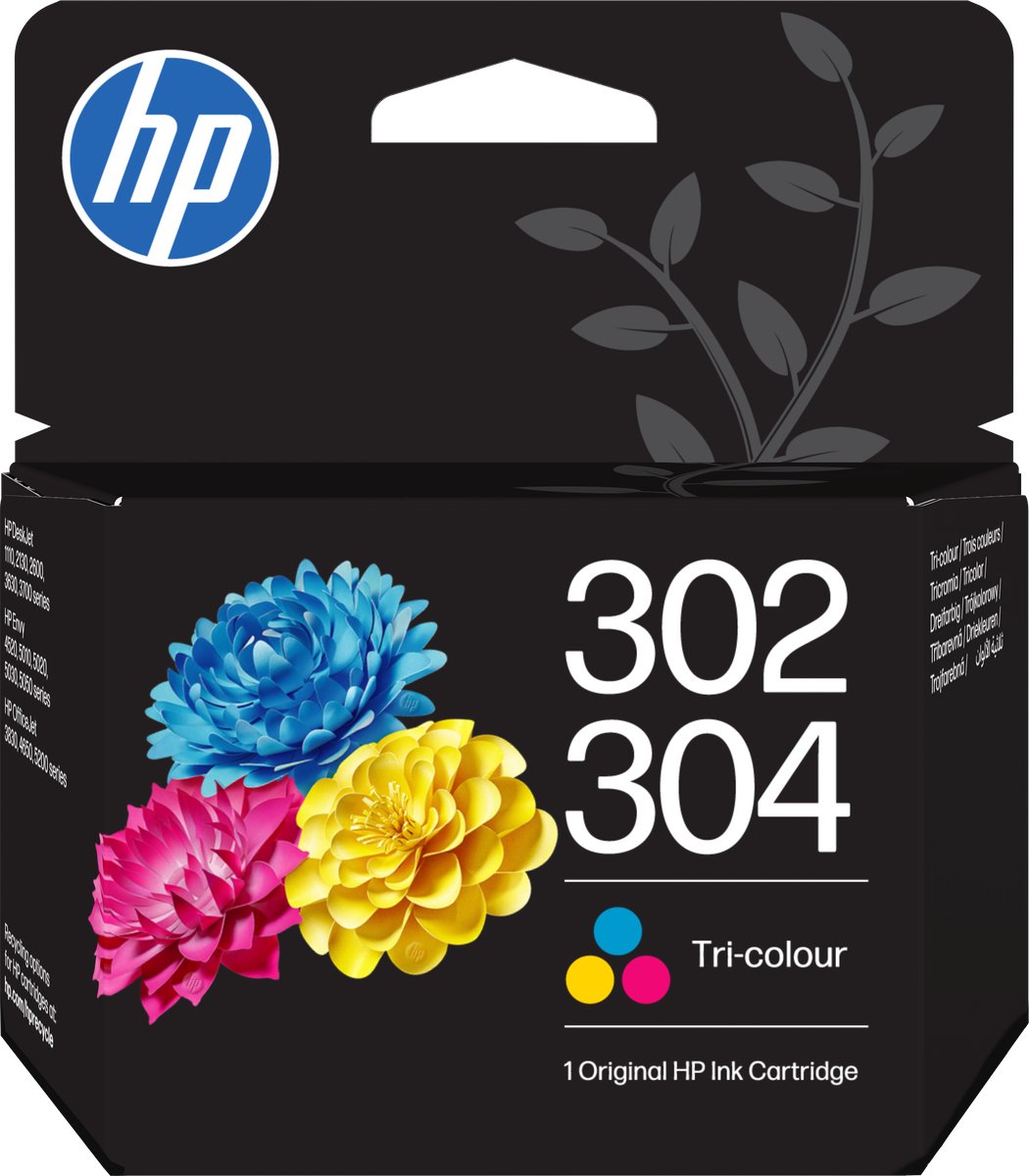 HP 302/304 - Inktcartridge - Origineel - Kleur + Instant Ink tegoed