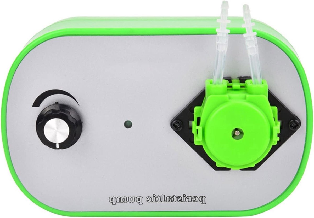 Verstelbare Peristaltische Pomp voor Vloeistofdosering, 100-240V, 19-120ml/min, EU Stekker, Ideaal voor Laboratoria en Tuinieren