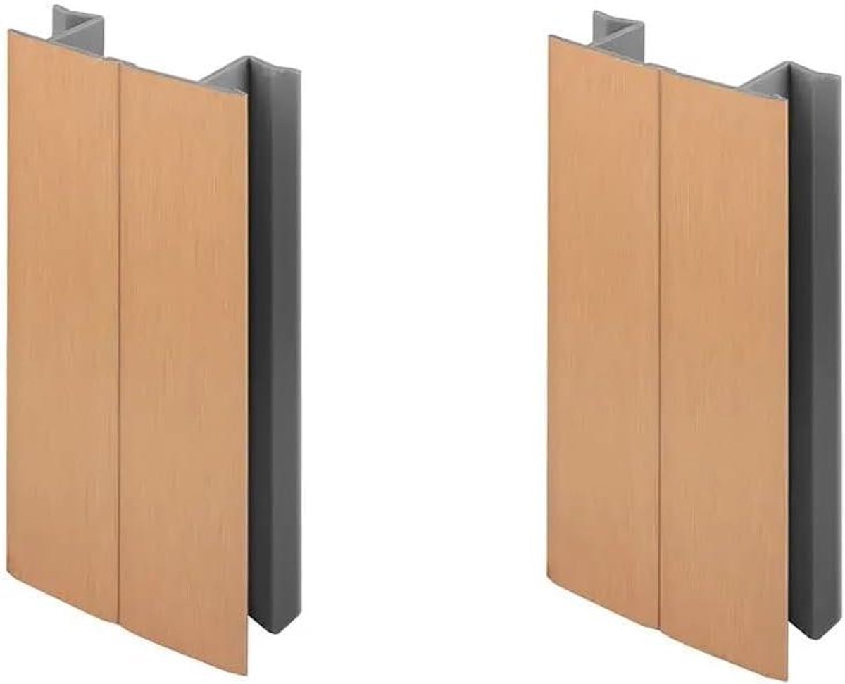 Plint Connectoren - Sokkel Hoeken - Keuken Afwerking - Eenvoudige Montage - 2 Stuks - Koper