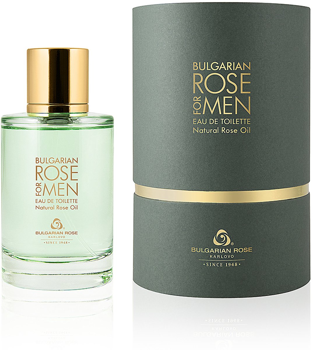 Eau de toilette Rose For Men | 100 ml | Verfijnde geur voor mannen die mannelijkheid belichaamt met 100% natuurlijke Bulgaarse rozenolie en rozenwater