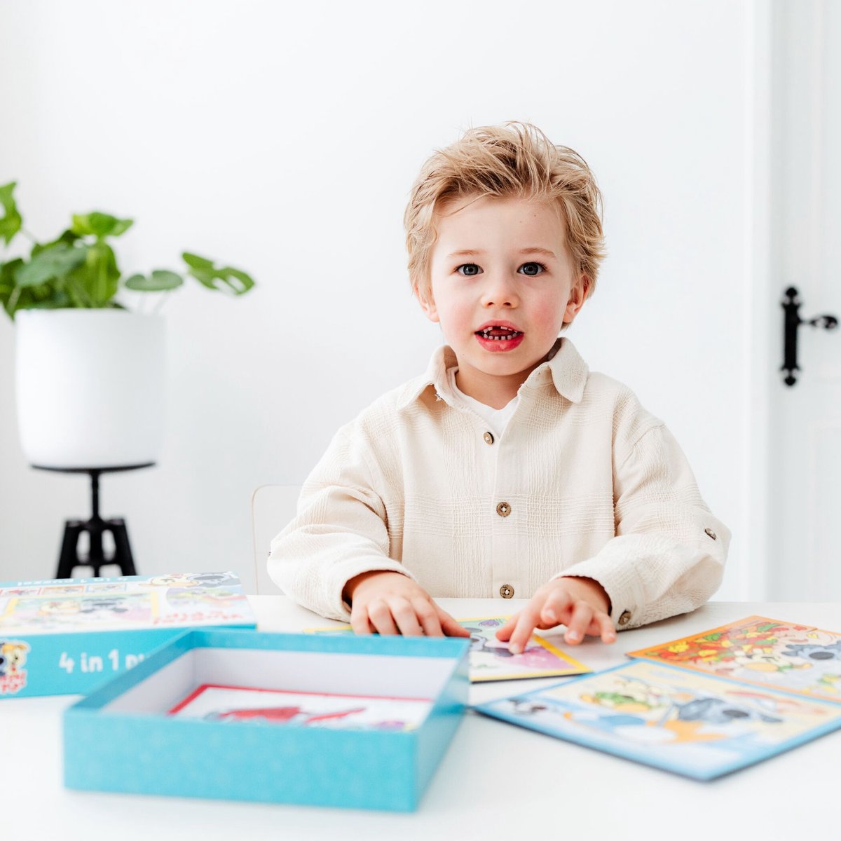 Woezel & Pip puzzel 4 in 1 educatief peuter speelgoed - kinderpuzzel 4x6x9x16 stukjes leren puzzelen - cadeautip puzzel 3 jaar en ouder - Bambolino Toys — afbeelding 6