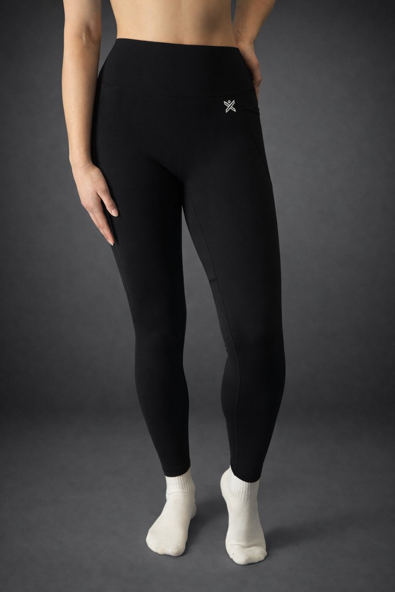 MaxOut - Sportkleding - Sport legging dames - Zwart - Maat S