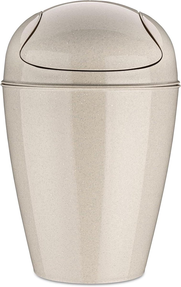 Prullenbak - Afvalbak - Keuken afval - 100% gerecycled materiaal - 12 liter - Beige