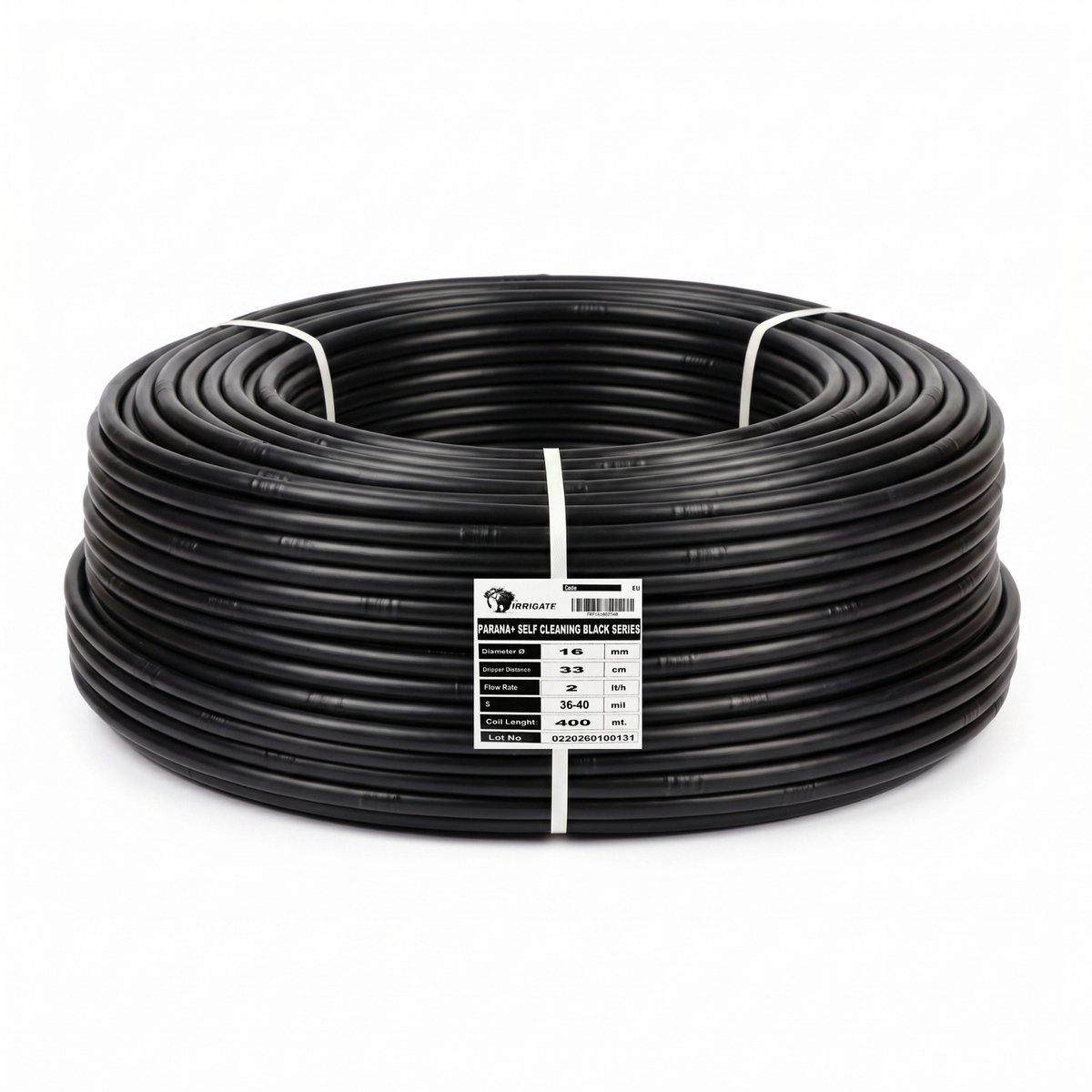 Druppelslang Ø16 mm - 400 Meter - 2 l/h - 33 cm Druppelafstand - Zelfreinigend Druppelirrigatie Slang