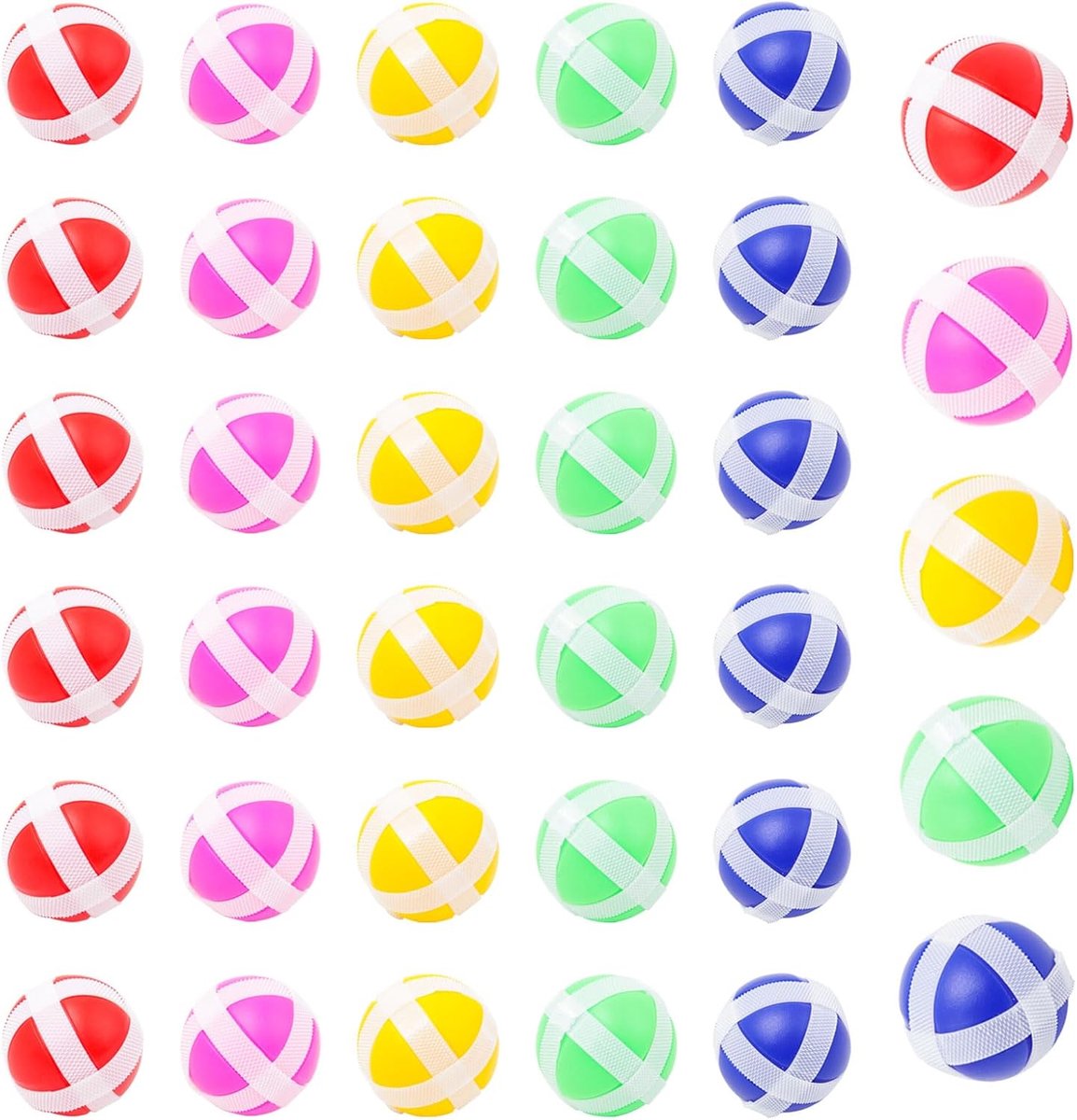 40pcs 3.2cm Kids Darts - Velcro Ball Game Set - Vervangende Ballen voor Binnen en Buiten - Sticky Darts voor Klassieke Spellen