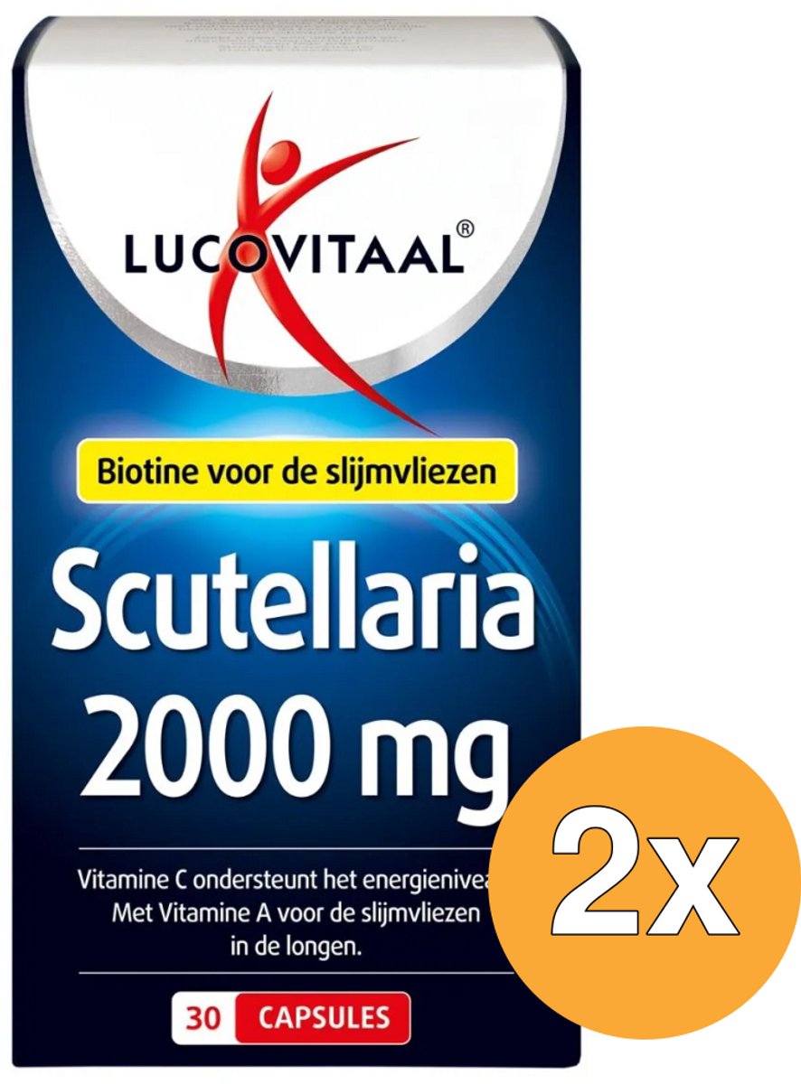 2x Lucovitaal Scutellaria 2000mg (30 capsules)