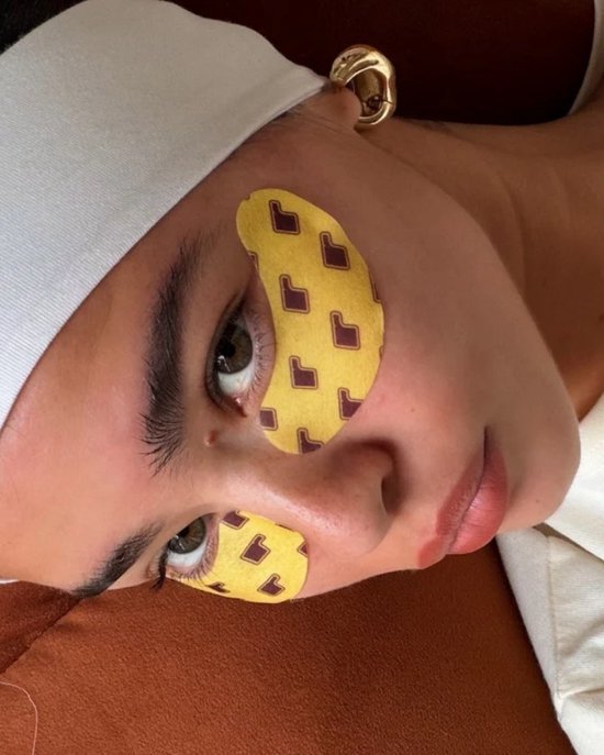 Rhode Peptide Eye Prep – Depuffing Hydrogel Eye Patches - Banana