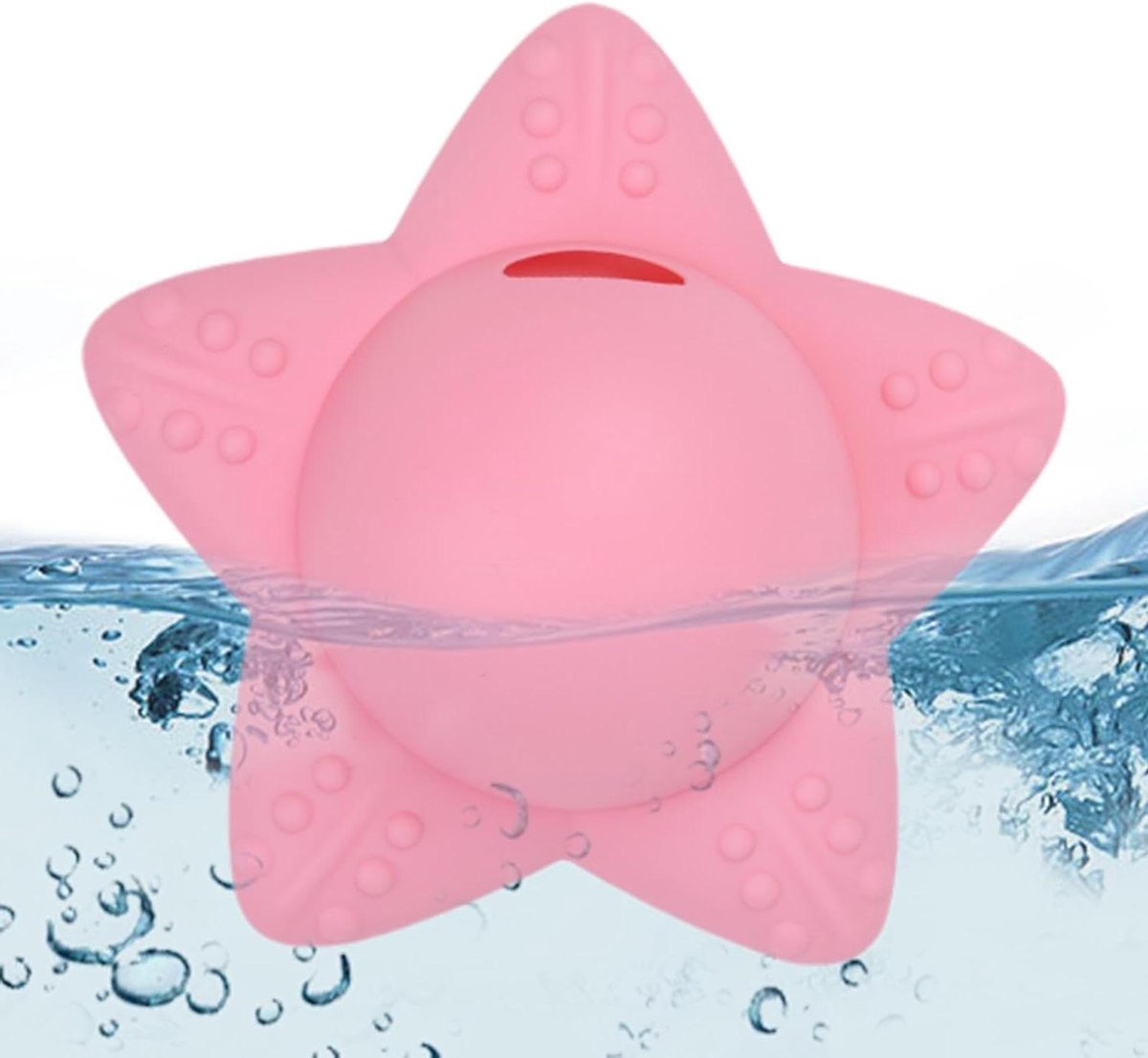 Bad Overloop Stopper - Douche Afvoer Deksel - Voorkom Wateroverlast - 5 Zuignappen Veilig - 19 x 18.3 cm - Roze