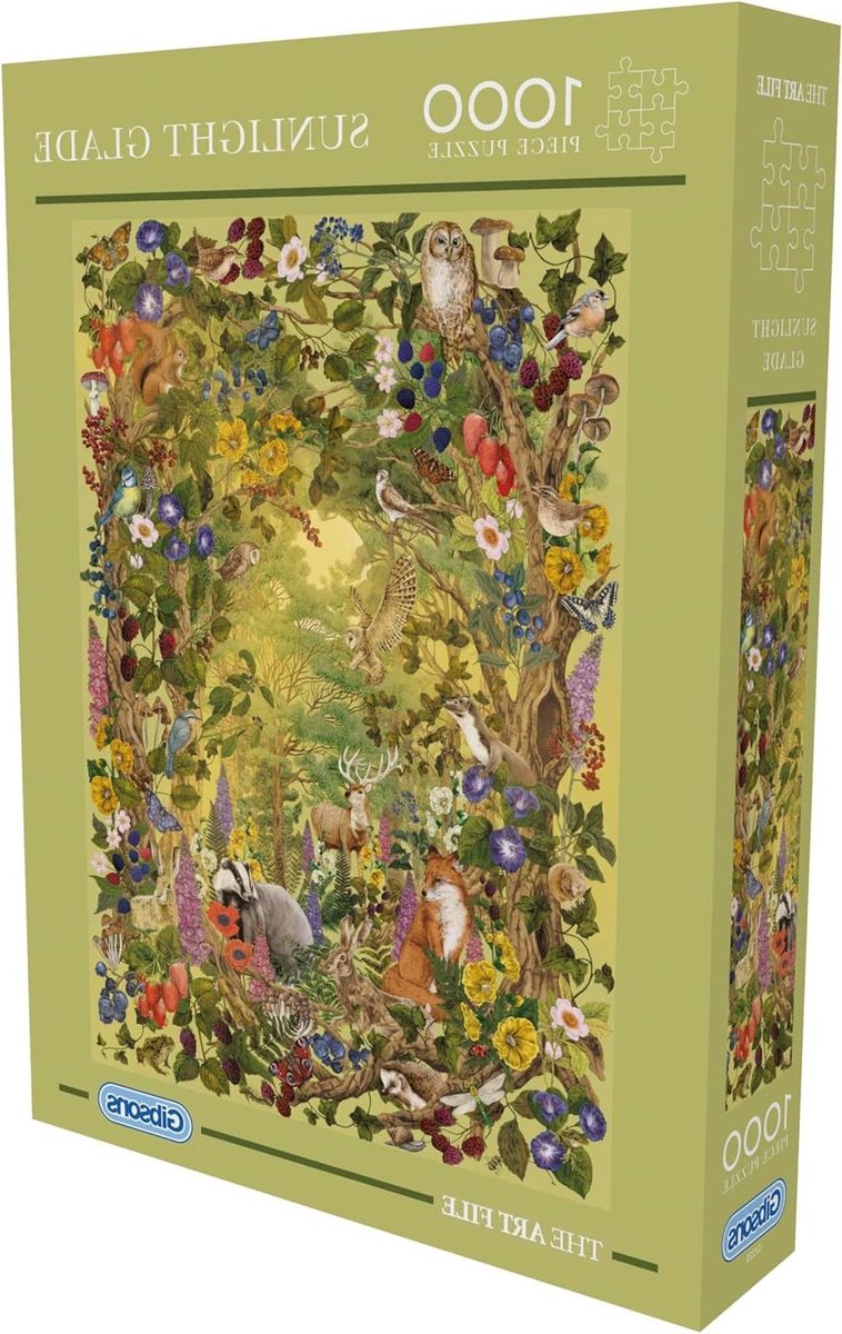 Legpuzzel 1000 stukjes - Kunstpuzzel Landschap - Ontspannen Puzzelen - Gedetailleerde Illustratie - 49 x 68 cm - Meerkleurig