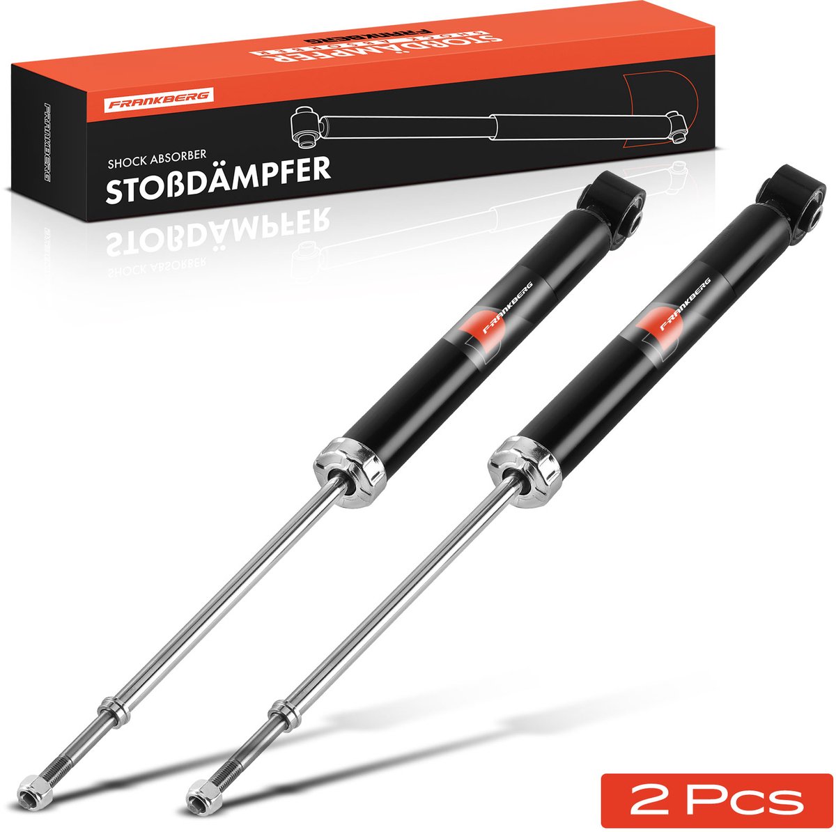 Frankberg 2x Demper Achteras voor Mitsubishi Grandis NA W